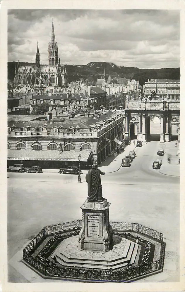 Statue von Stanislas Leszczynski — Place de la Brasseière — Verlag: Photo de la Brasseière - Vorderseite