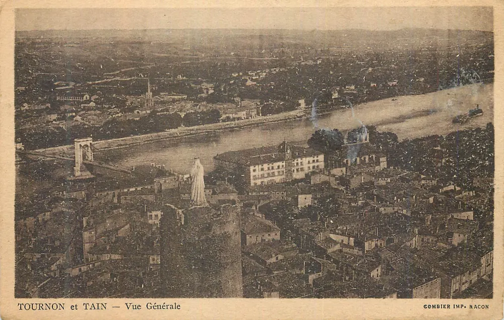 Tournon en Tain — Algemene Uitzicht — Gombier Imp. Nacon - Voorkant