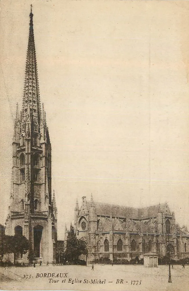 Bordeaux — Turm und Kirche Saint-Michel — BR - 3775 - Vorderseite