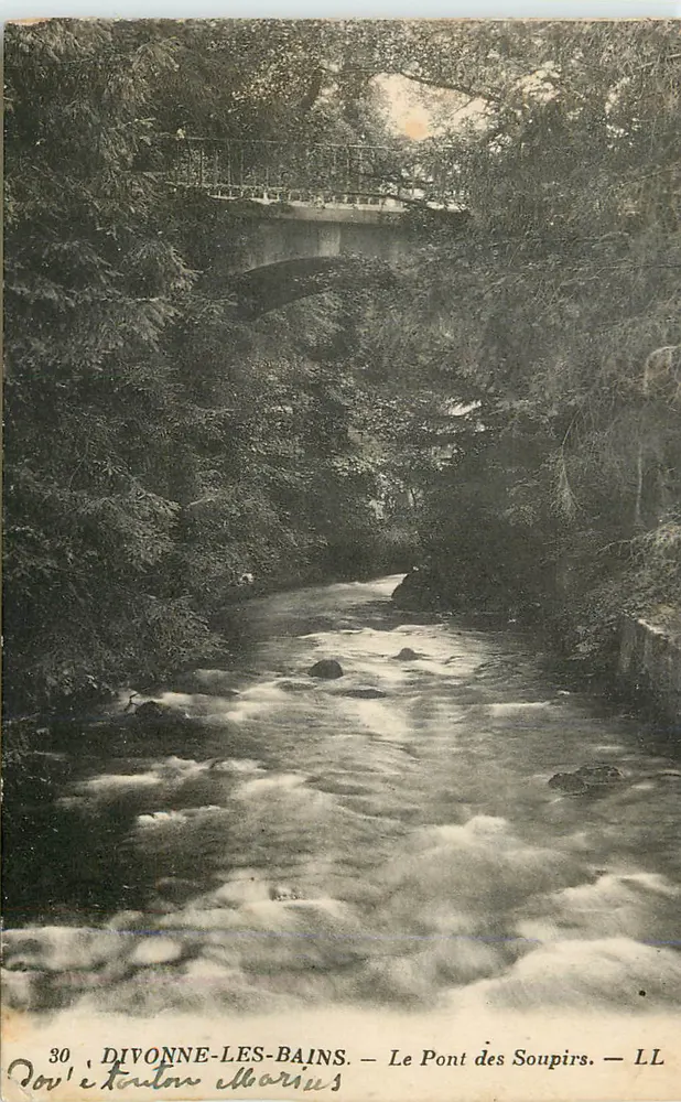 Divonne-les-Bains — Die Brücke der Seufzer — LL - Vorderseite