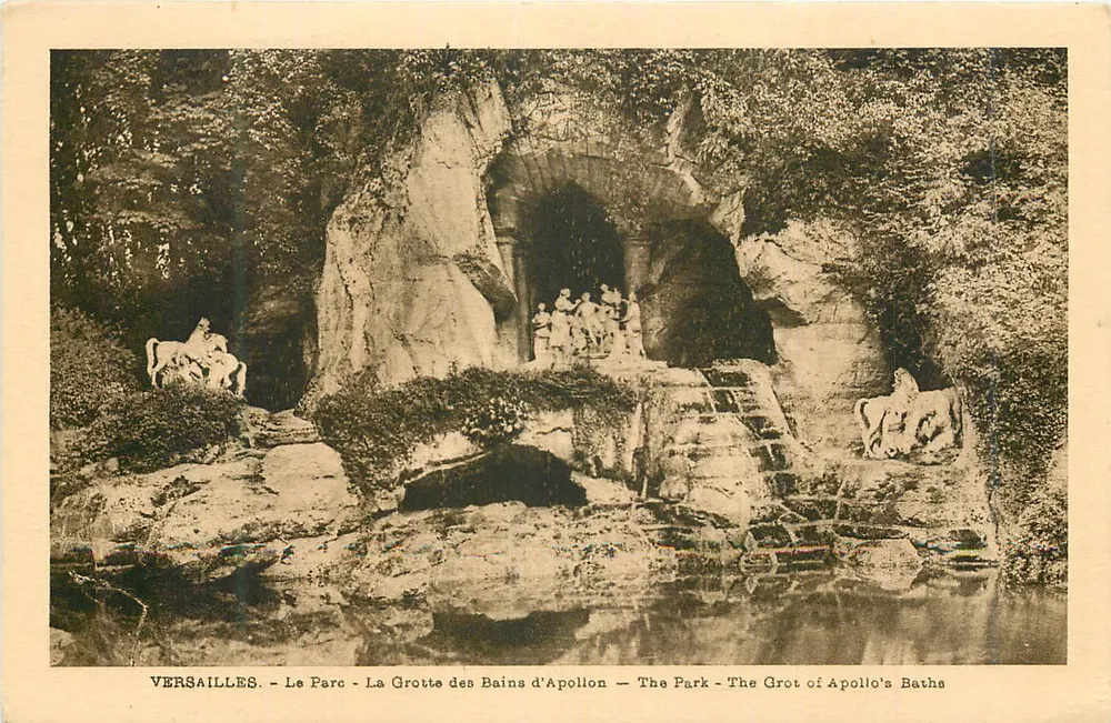 Versailles - Der Park - Die Grotte der Bäder Apollos — Verlag nicht sichtbar - Vorderseite