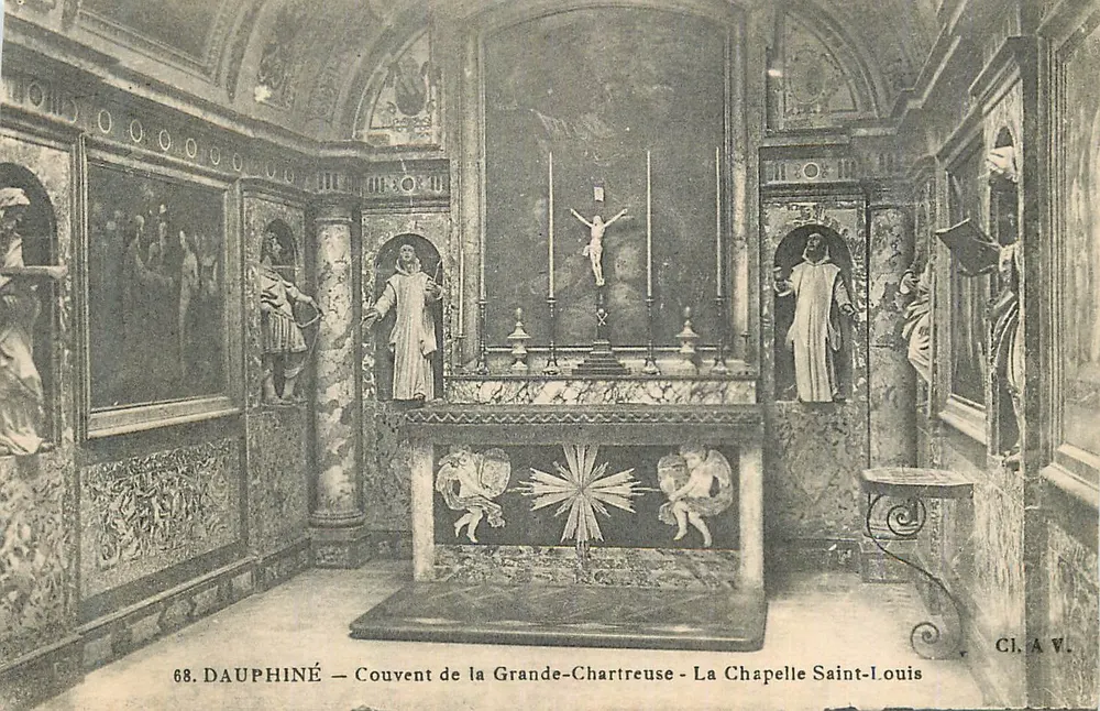 Dauphiné — Konvent von la Grande-Chartreuse — La Kapelle Saint-Louis — CI. A. V. - Vorderseite