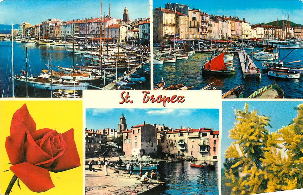 St. Tropez — Ansicht des Hafens und der Kai — Verlag nicht sichtbar - Vorderseite