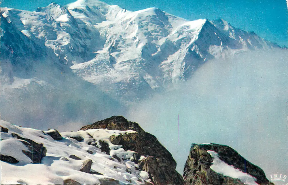 Mont Blanc — Panoramablick — Verlag IRIS - Vorderseite