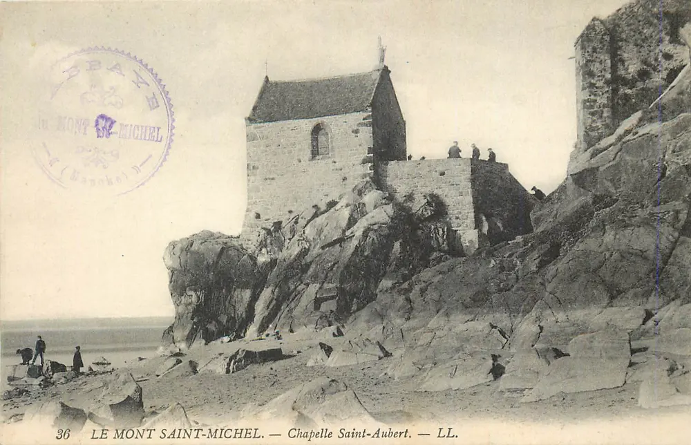 El Monte San Miguel — Capilla de San Aubert — LL. - Anverso