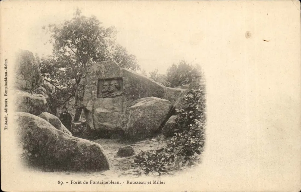 Wald von Fontainebleau — Geknüpfter Felsen — Thubaul, Verleger, Fontainebleau-Melun, Nr. 89 - Vorderseite