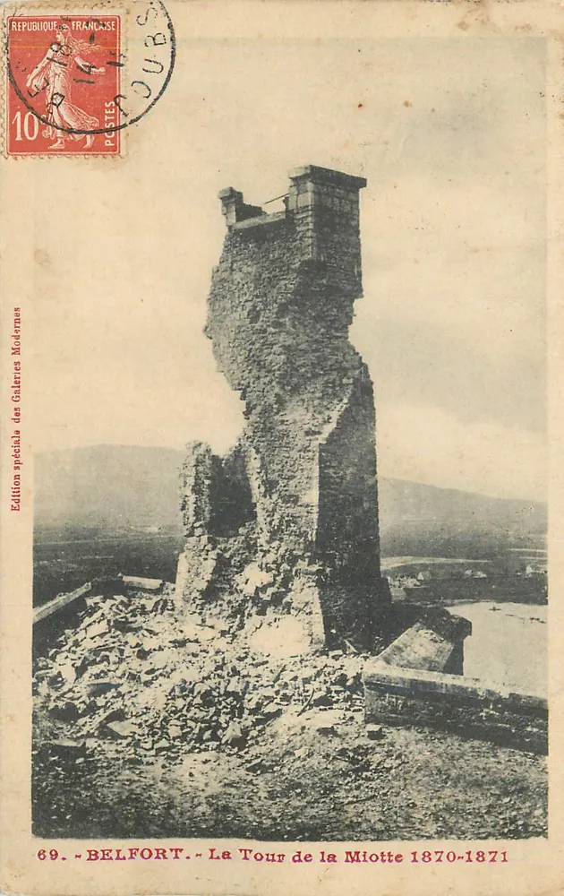 Belfort — Die Miotte-Turm 1870-1871 — Sonderausgabe der Galeries Modernes - Vorderseite