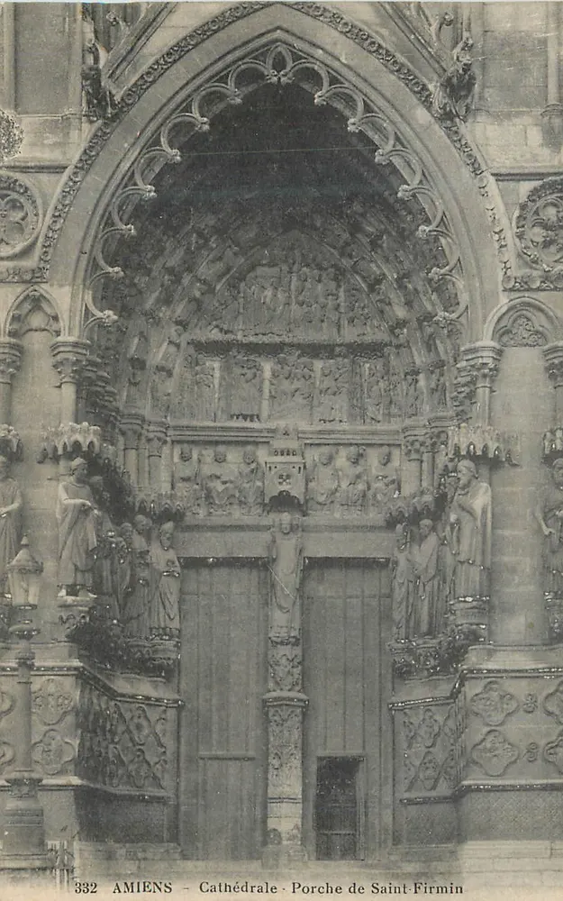 Amiens - Kathedrale - Portal von Saint-Firmin - Vorderseite