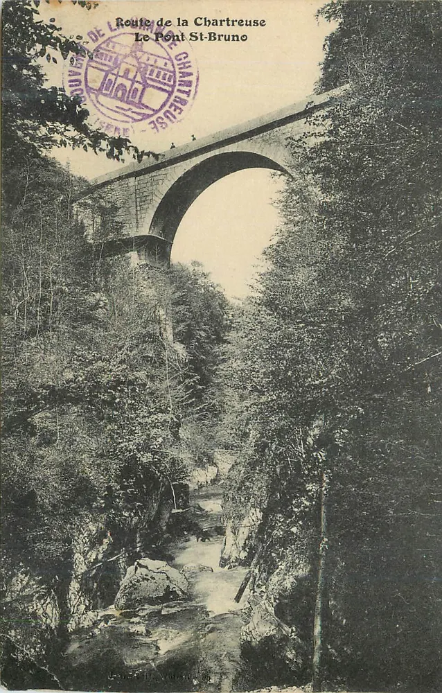Rodovia da Chartreuse — O Ponte St-Bruno — Editor: Impressora da Chartreuse - Frente