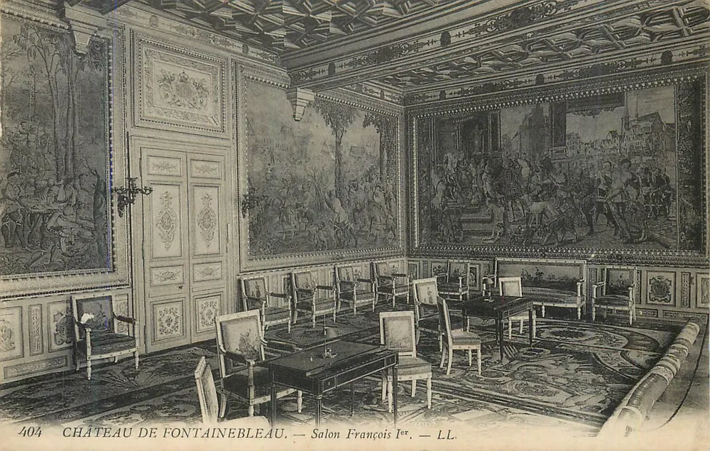 Schloss Fontainebleau — Salon François Ier — LL. - Vorderseite