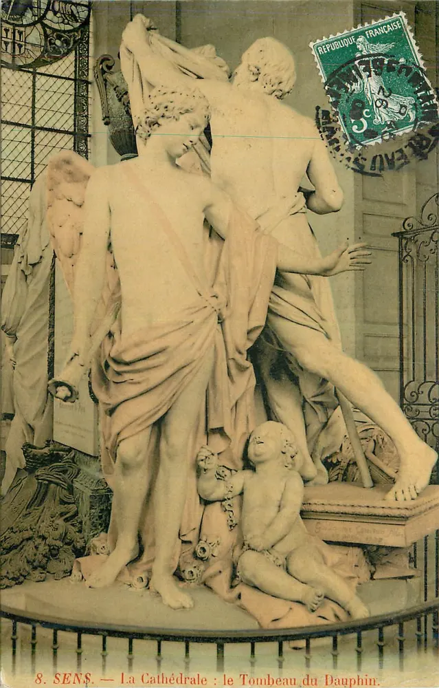 Sens — Die Kathedrale: Das Grab des Dauphins - Vorderseite
