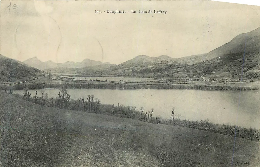 Os Lagos de Laffray — Dauphiné — Coleção A. V. Grenoble, n° 593 - Frente