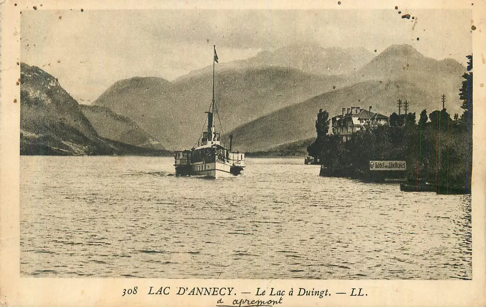 See Annecy — Blick auf den See bei Duingt — LL. — n° 308 - Vorderseite