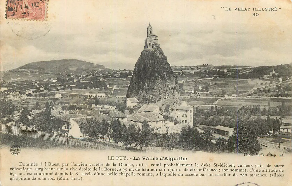 Le Puy - Die Schlucht von Aiguilhe — "Le Velay Illustré" n°90 - Vorderseite