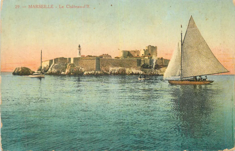 Marselha — O Castelo de If — editor desconhecido, n° 29 - Frente