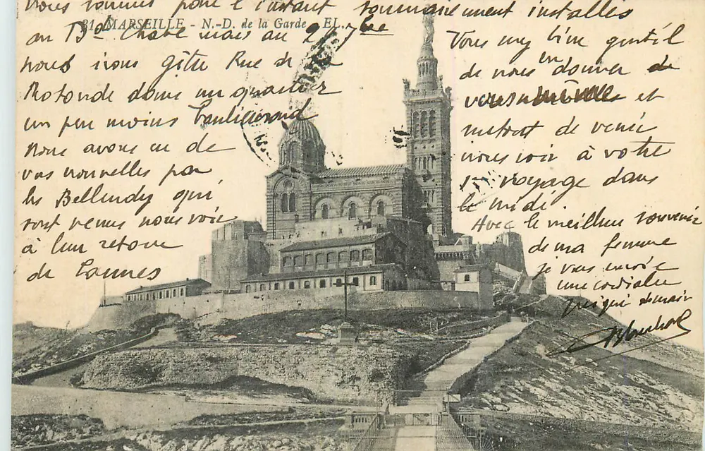 Marseille - N.D. de la Garde — Wydawca i numer serii nieczytelny - Awers