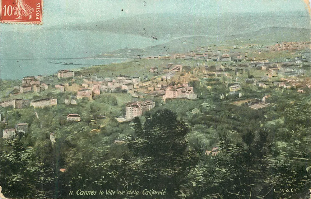 Cannes, die Stadt aus Sicht von California — L.V.&C. - Vorderseite