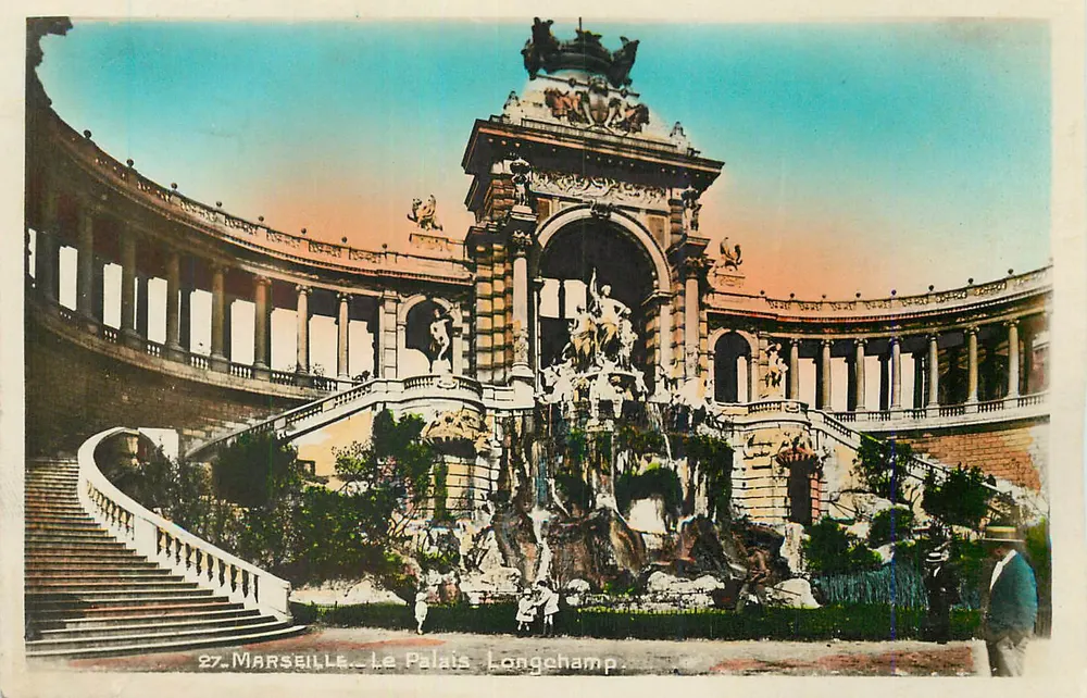 Marselha — O Palácio Longchamp — 27 - Frente