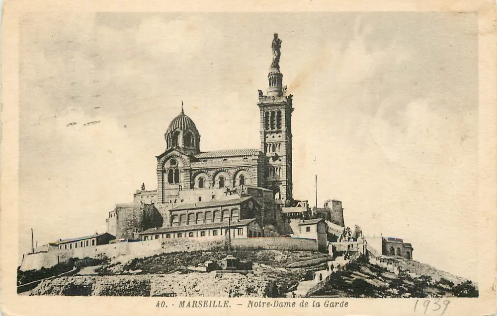 Marseille — Nossa Senhora da Guarda — editor desconhecido, n° 40 - Frente