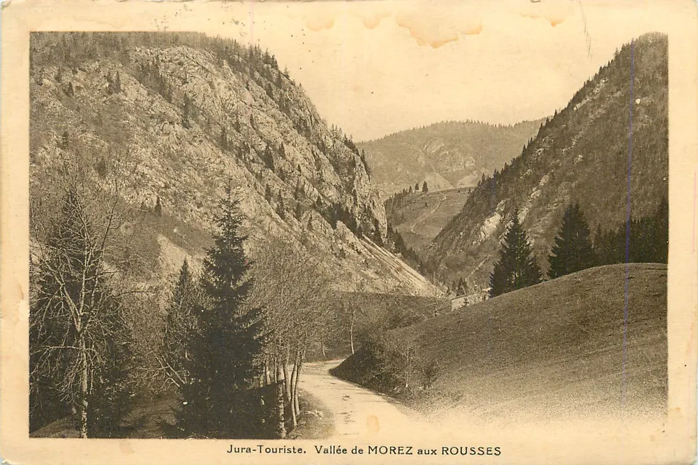 Tal von MOREZ aux ROUSSES — Jura-Touriste - Vorderseite
