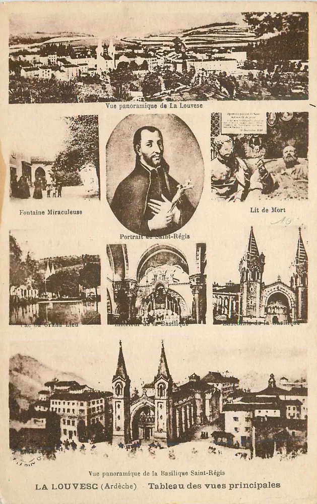 La Louvesc (Ardèche) — Bild der wichtigsten Ansichten — Verlag: T. FIDICO - Vorderseite