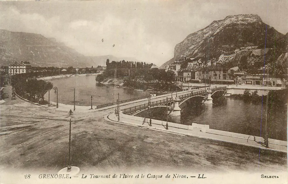 Grenoble — Der Bogen der Isère und der Helm Neros — LL. — SELECTA - Vorderseite