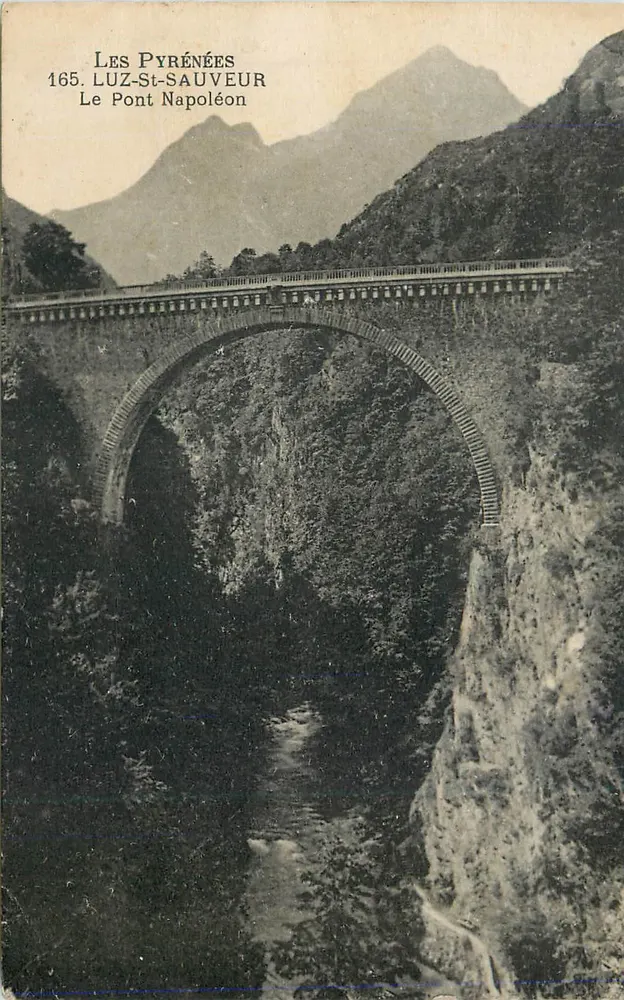 Der Napoleonbrücke — Luz-Saint-Sauveur — Die Pyrenäen - Vorderseite