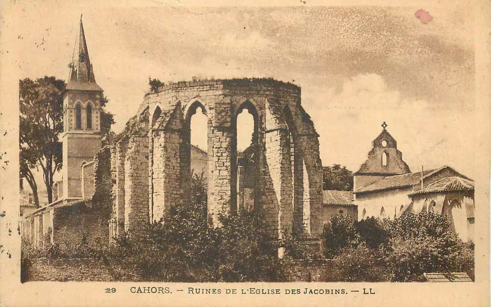 Cahors — Ruinen der Kirche der Jacobiner — LL - Vorderseite