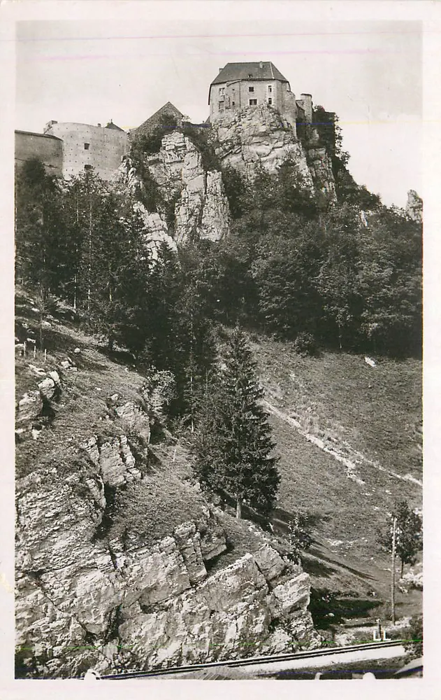 Castelo de Schlossstein — vista panorâmica — editor não identificável - Frente