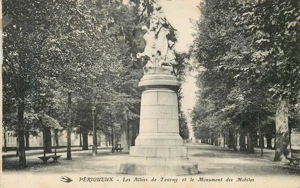 Périgueux - Die Allées de Tourny und das Denkmal der Mobiles - Vorderseite