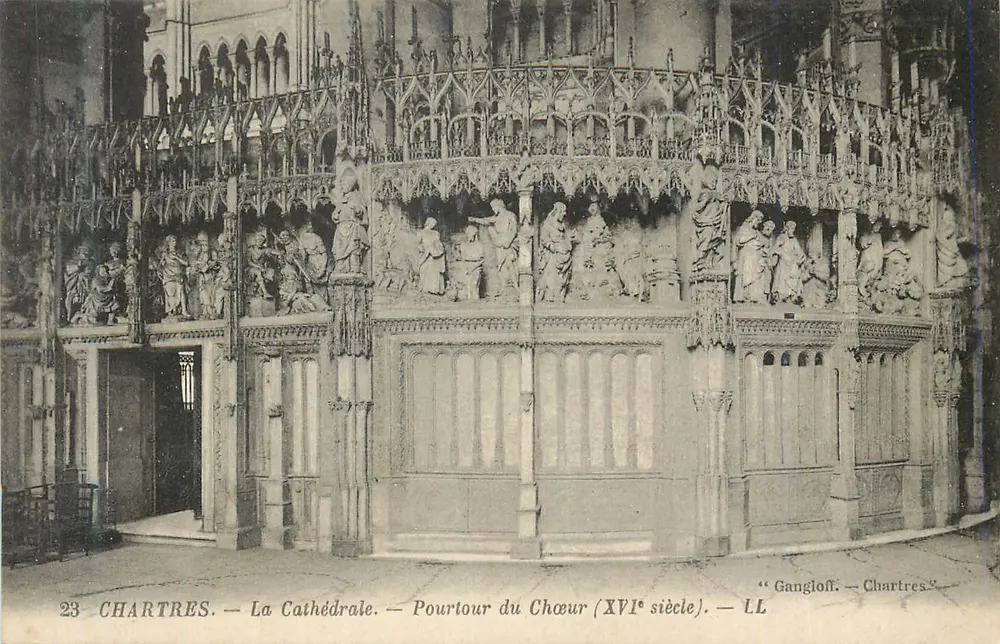Chartres — Die Kathedrale — Apse-Umfeld (16. Jahrhundert) — Gangloff — Chartres - Vorderseite