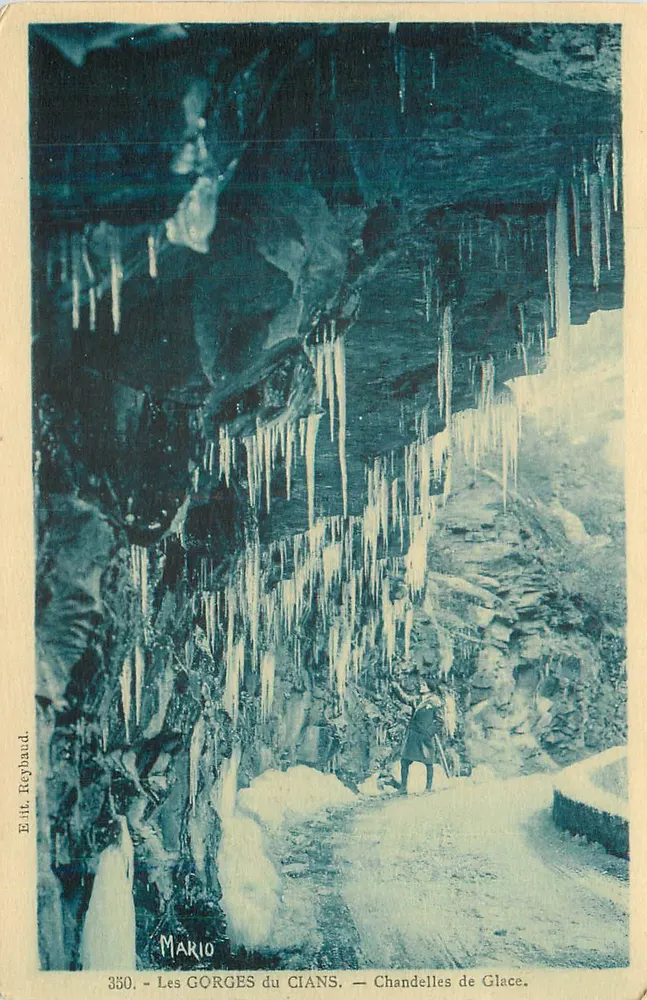 As GORGES do CIANS — Velas de Gelo — Édit. Reybaud, n° 350 - Frente