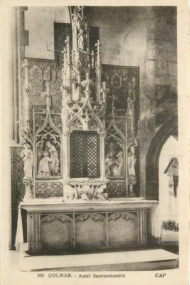 Colmar - Altar Sacramental — CAP, n° 106 - Frente