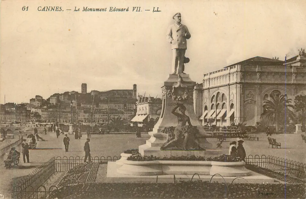 CANNES — Monumento a Eduardo VII — LL. - Frente