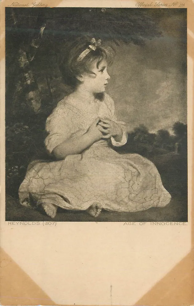 Age of Innocence — Reynolds (307) — National Gallery, offizielle Serie Nr. 118 - Vorderseite