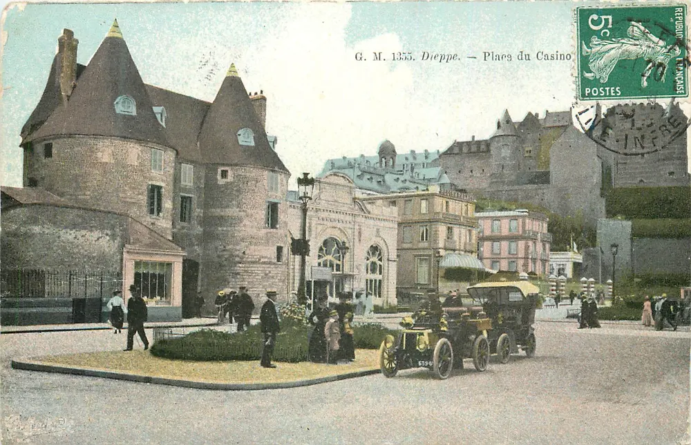 Dieppe — Place du Casino — G. M. 1355 - Vorderseite
