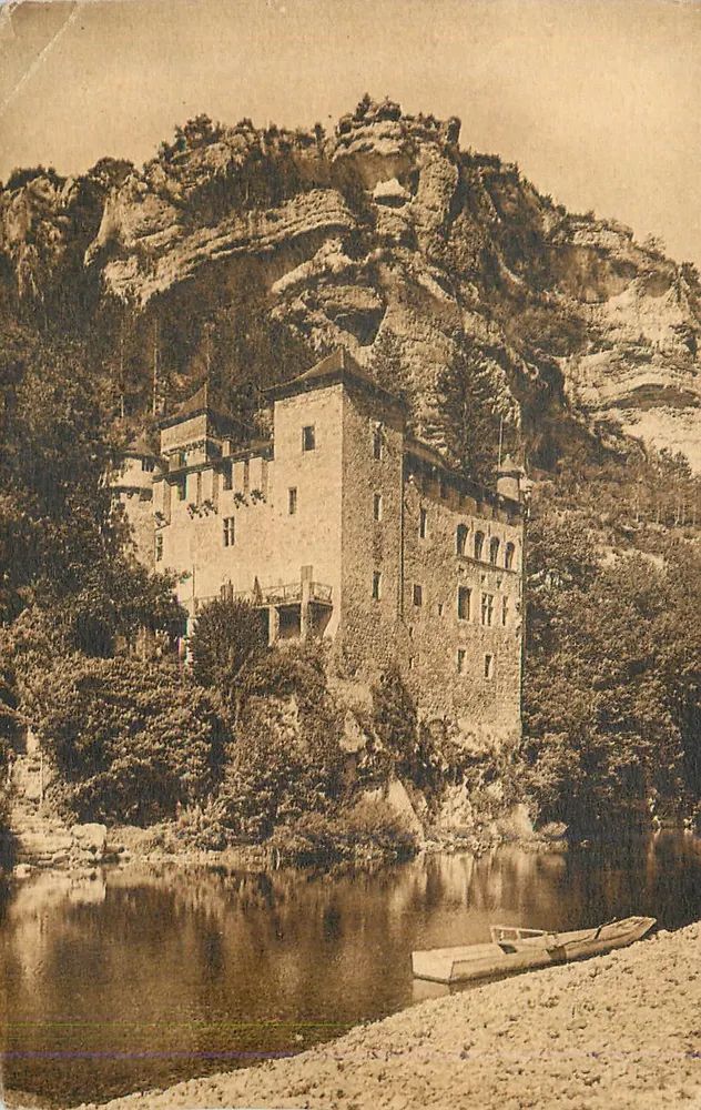 Schloss La Roche — Panoramablick — Verleger unbekannt - Vorderseite