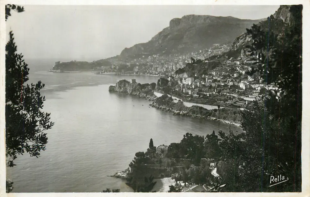 Ansicht der Bucht von Monaco — Rella - Vorderseite