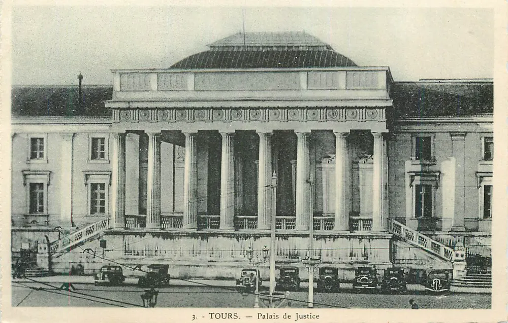 Tours — Palácio de Justiça — editor desconhecido, n°3 - Frente