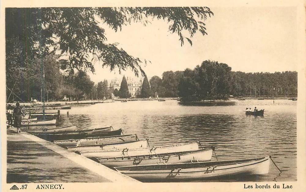 Annecy — As margens do Lago — editor anônimo, n° 87 - Frente