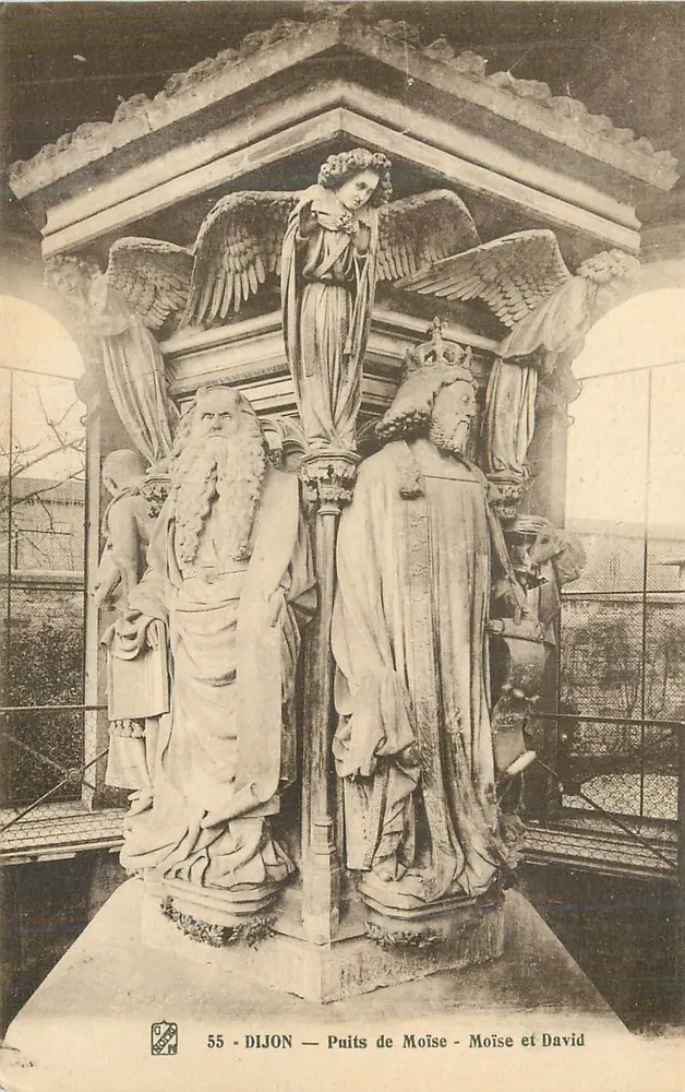 Dijon — Poço de Moisés — Moisés e Davi - Frente