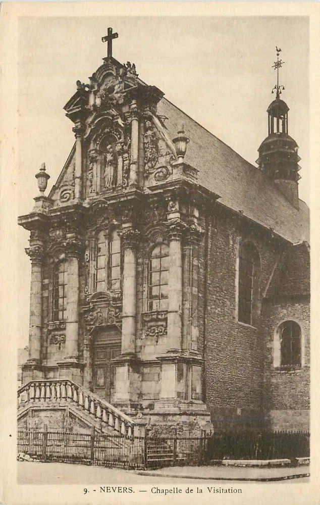 Nevers — Capela da Visitação — editor desconhecido, n°9 - Frente