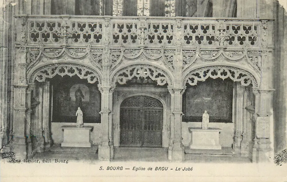 Bourg — Igreja de Brou — O Jubé - Frente