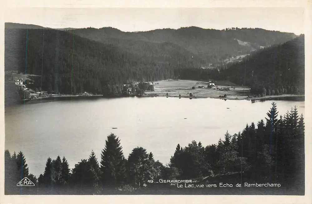 Gerardmer — O Lago, vista para Echo de Rambertchamp — C.A.A. n°49 - Frente
