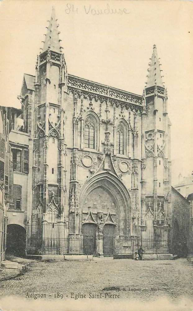 Avignon — Igreja de São Pedro — Fototipia E. Lacour, Marselha — 189 - Frente