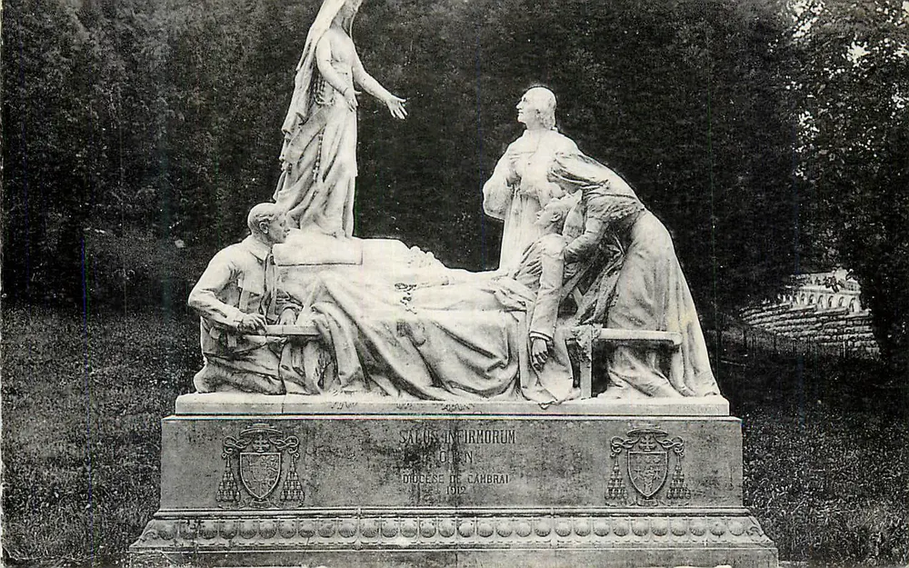 Estatua de Salus Infirmorum — Diócesis de Cambrai — 1912 - Anverso