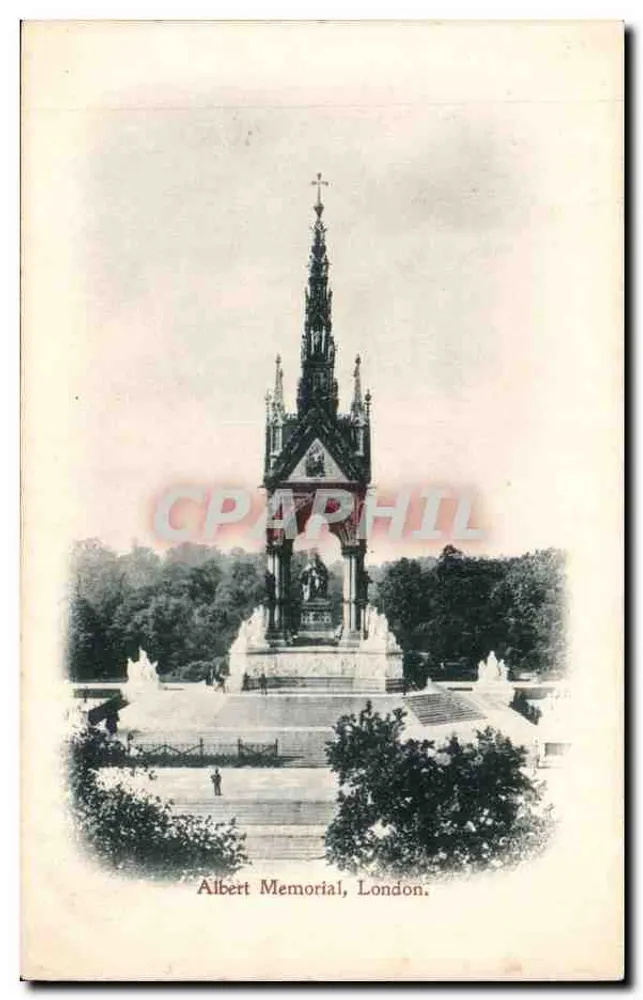 Albert Memorial, London — Ansicht des neugotischen Denkmals - Vorderseite
