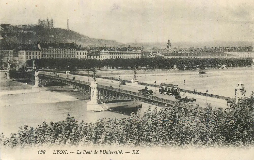 LYON — O Ponte da Universidade — XX. - Frente