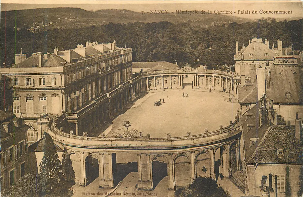 Nancy — Hémicycle de la Carrière - Palais du Gouvernement - Vorderseite