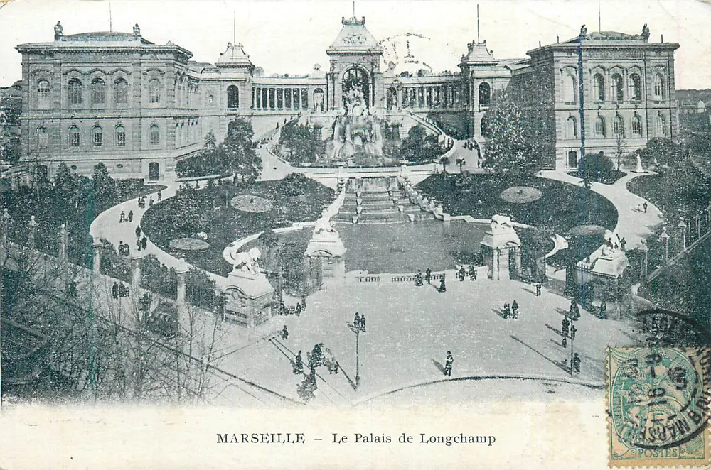 MARSEILLE — O Palácio de Longchamp — Editor: POSTES - Frente